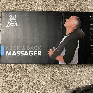 NEW Bob & Brad Deep Tissue Neck & Back Massager – Handheld Strap Style with Heat
